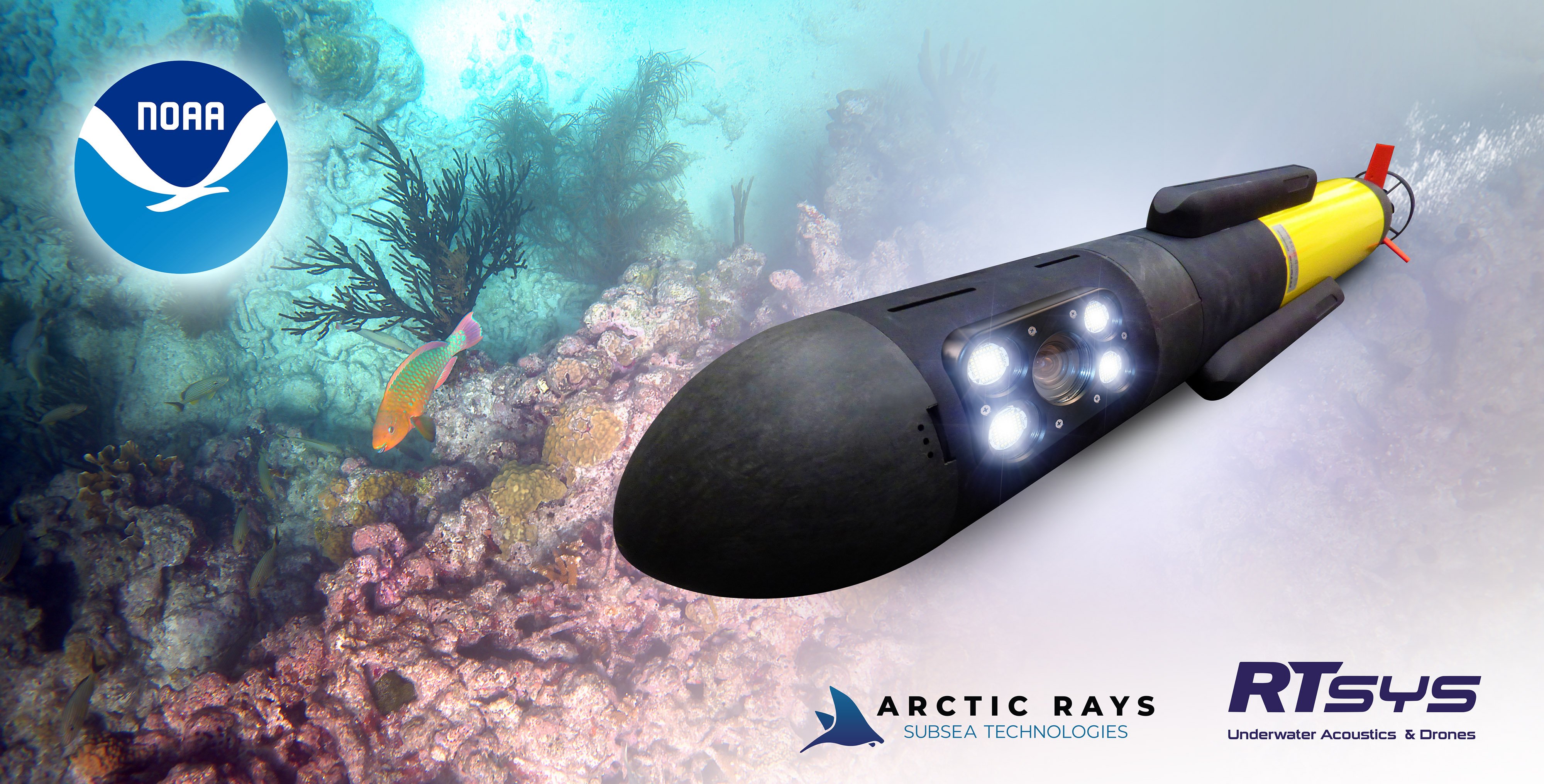 Concept art of the NemoSens SwordFish micro-AUV